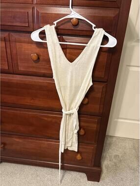 A New Day Women's Cream and White Dress